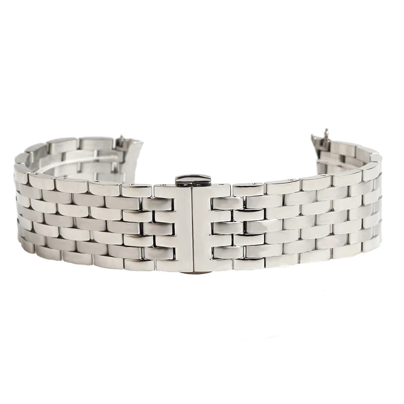 Ремешок WENTULA для TISSOT T045.407A из нержавеющей стали однотонный мужской браслет