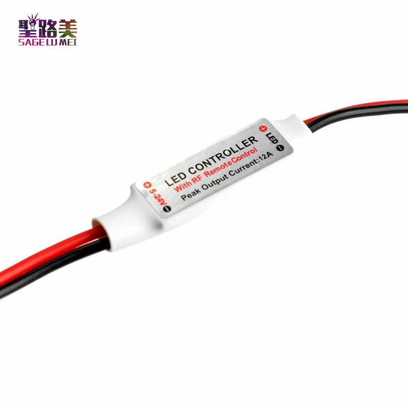 Мини светодиодный диммер с 11 клавишами RF беспроводной пульт дистанционного