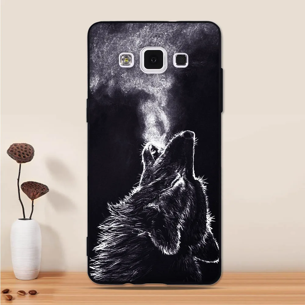 Для samsung Galaxy A5, силиконовый черный чехол с 3D рисунком, задняя крышка для samsung Galaxy A5, A500, чехол для телефона, Funda, Coque Capa - Цвет: 22