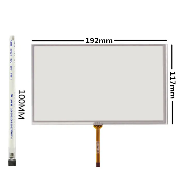 8 Inch HSD080IDW1 AT080TN64 AT080TN03 Original Handwritten Car DVD Navigation GPS Resistance Digitizer Touch Screen Panel | Компьютеры и