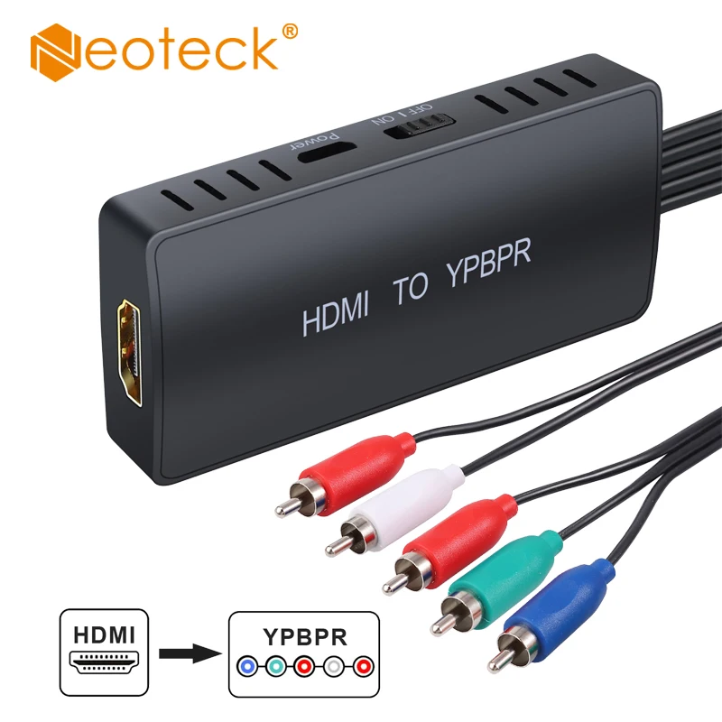 Neoteck HDMI Совместимость с YPbPr + R/L конвертером поддержка 1080p RGB адаптером для HDTV