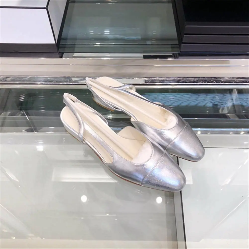 Queepace Designer Brands Italy Top Mirror Quality Women's Shoes Cow Leather Women's Sandals Ankle Straps Women's Flats Sandals