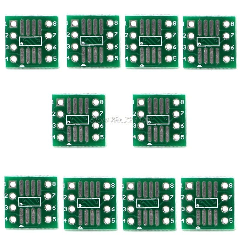 1 комплект 10 шт. адаптер SOP8 SSOP8 TSSOP8 К DIP8 переходник переплетенная плата Moudle PCB