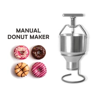 manual donut maker stainless steel 2 5l cake doughnut batter dispenser donut tool adjustable thickness baking dessert tools