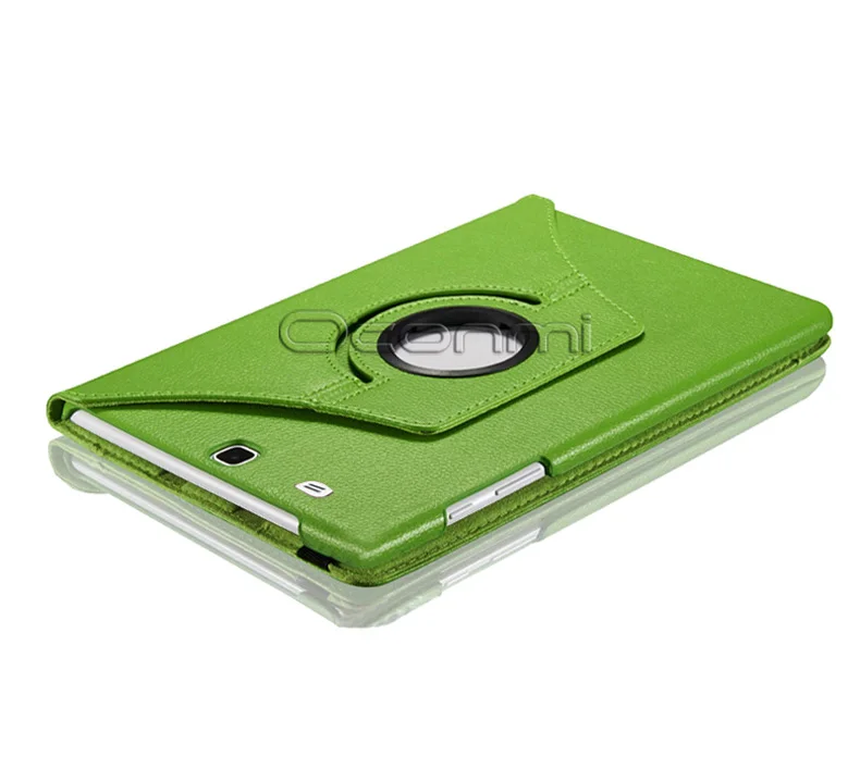 360 поворачивающийся кожаный чехол для samsung Galaxy Tab E 9,6 дюймов с функцией подставки для samsung SM-T560 SM-T561 рукава - Цвет: green