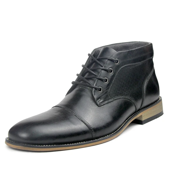 Black gray men boots YIGER, новые мужские ботинки на шнуровке Зимние ботильоны из натуральной кожи большой размер 39-47, мужские ботинки «Челси» на шнуровке для отдыха 0206 - Цвет: Black gray men boots