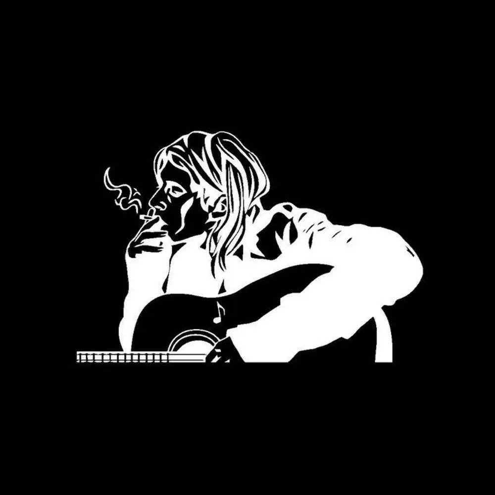 Kurt Cobain курильщик певица окна автомобиля бампер виниловые наклейки JDM Стикеры