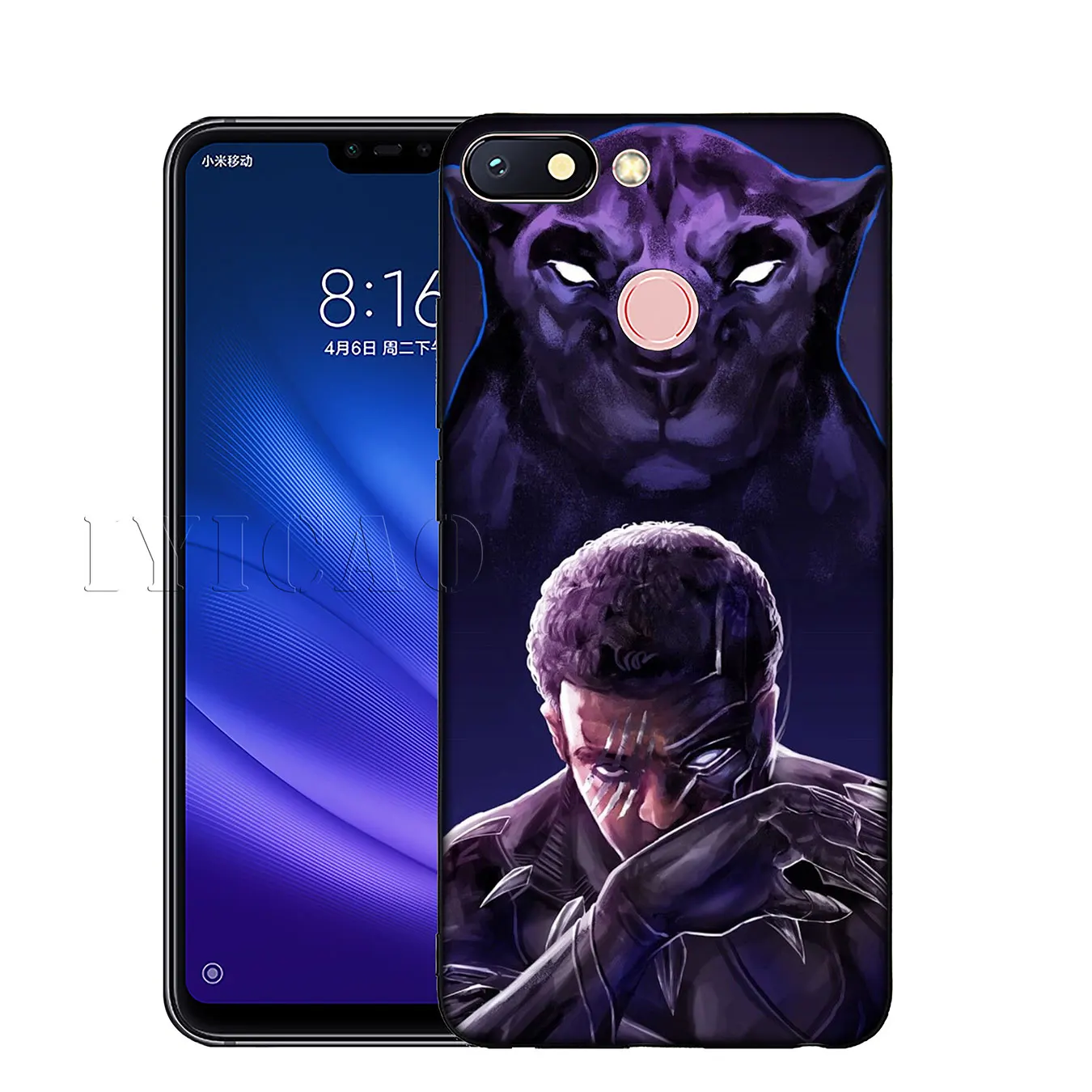 IYICAO Black Panther Marvel Soft Silicone Phone Case for Xiaomi Mi 10 9 9T CC9 CC9E 8 SE A3 Pro A1 A2 Lite 6 pocophone f1 |