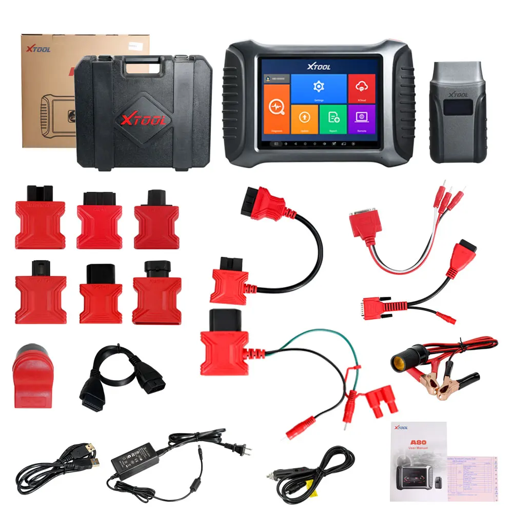 

XTOOL A80 With Bluetooth/WiFi Full System Car Diagnostic tool Car OBDII Car Repair Tool Vehicle Programming/Odometer adjustment