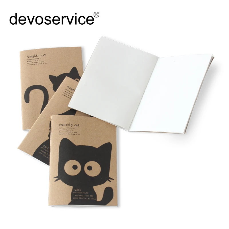 2 шт. блокнот в стиле ретро с мультяшными животными|notebook kraft|animal notebooknotebook supply |