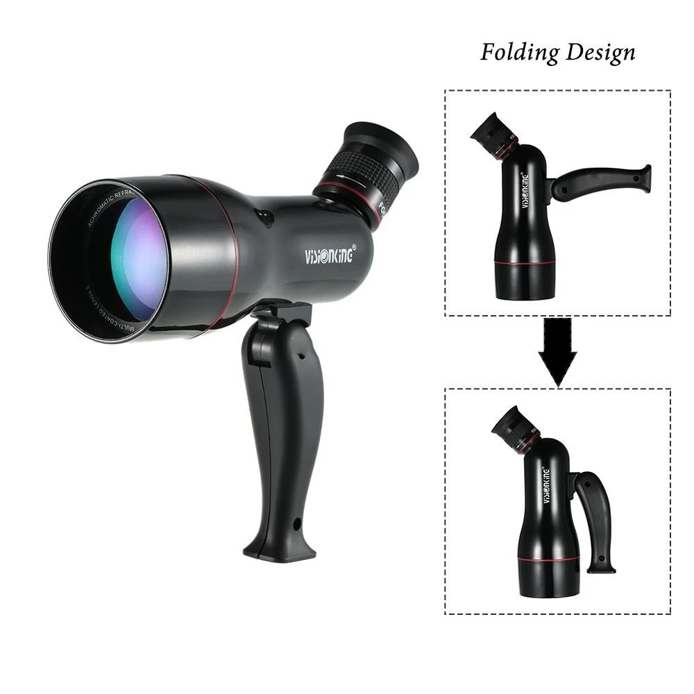 Портативный телескоп Visionking 18x50 компактный для наблюдения за птицами/охоты с