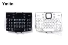 Новинка 100%, чернаябелая крышка корпуса Ymitn, клавиатуры, клавиатуры, английский, русский и арабский для Nokia e6 e600 e6-00