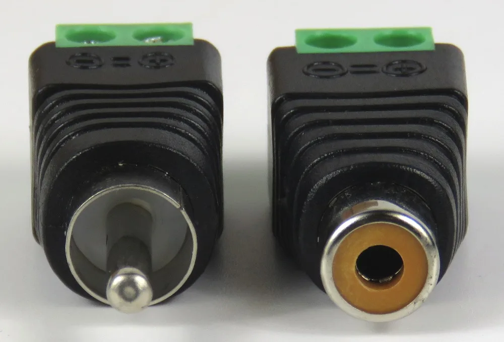 STARAUDIO 50 шт. Phono RCA штекер и разъем для AV винтовой терминал видео Balun Разъем JRB2|phono