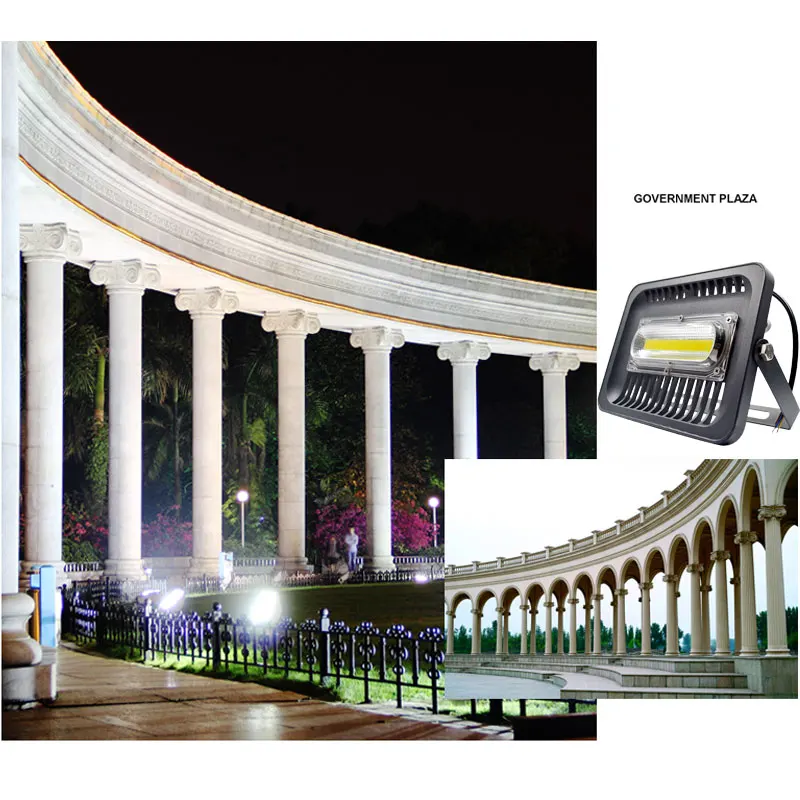 Светодиодный прожектор светильник проектор IP65 Водонепроницаемый 30W 50W 100W 220V 230V 240V