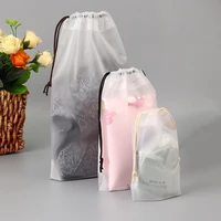 drawstring swimming bags transparent beach storage bag waterproof dry clothes family outdoor travel portable accessories