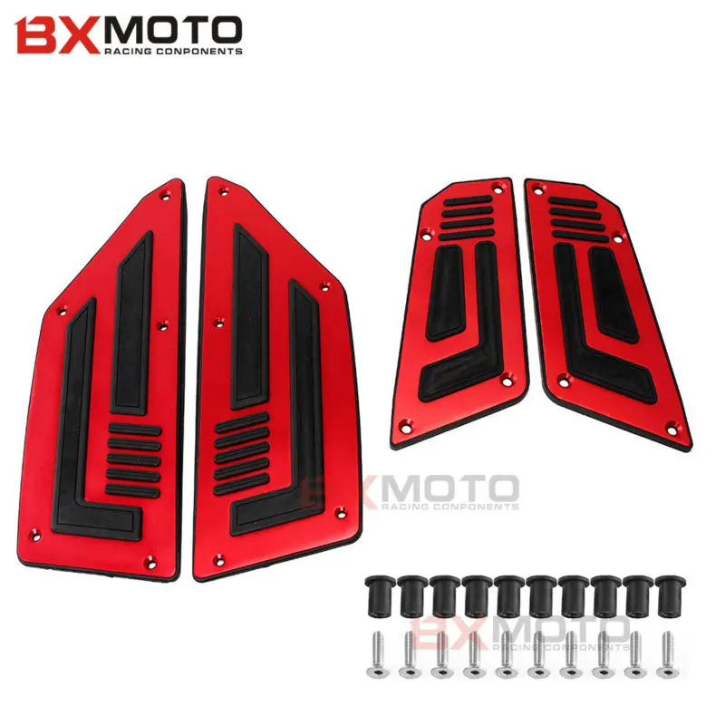 1 компл. передние и задние мотоциклетные подножки красные подставки для