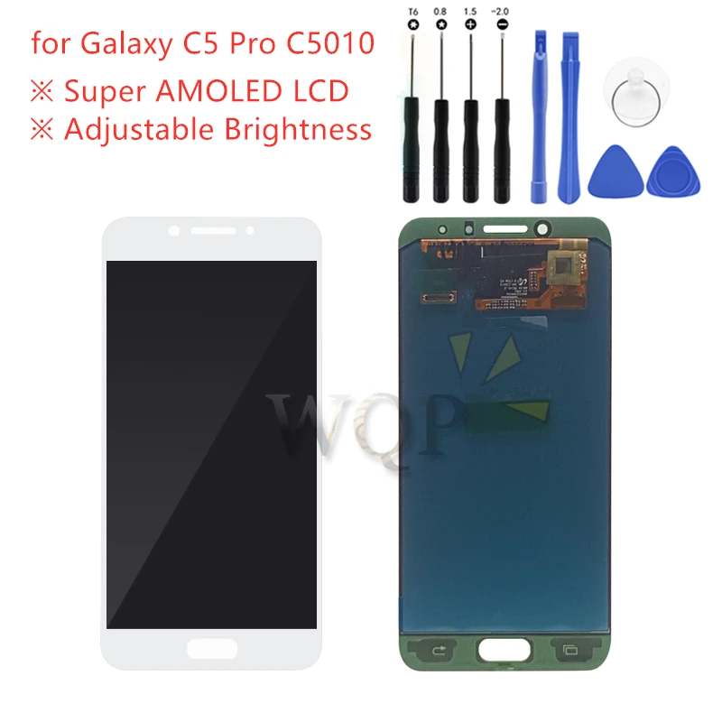 Для samsung galaxy c5 pro c5010 ЖК дисплей кодирующий преобразователь сенсорного экрана в