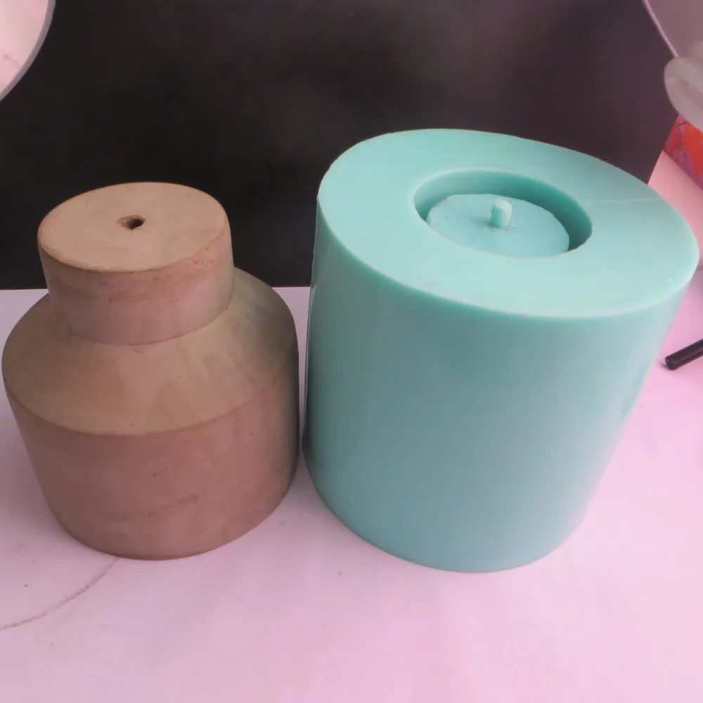 SN0016 силиконовая цементная лампа формы для бетонной абажур DIY люстра бар лофта