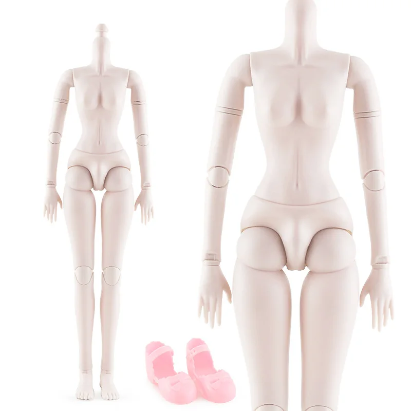 White body Новинка 60 см Bjd голова 21 подвижная шарнирная кукла Женская голая нудированная 1/3 Тело 3D глаза голова кукла игрушки для девочек подарок - Цвет: White body