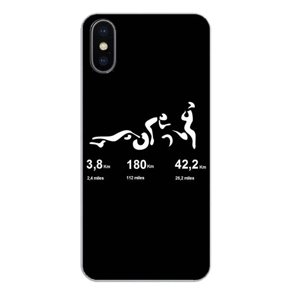 For Huawei Honor 8 8C 8X 9 10 7A 7C Mate 20 Lite Pro P Smart Plus Silicone Phone Shell Cover Item Triathlon Ironman Art Print |