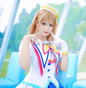 Прекрасно! Солнечный свет! Косплей костюмы Aqours классическое аниме платье для