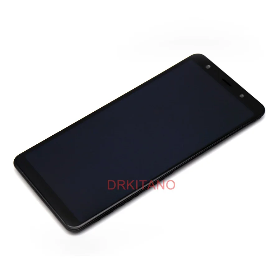 ЖК-дисплей для samsung GALAXY A7, сенсорный ЖК-дисплей с рамкой A750, SM-A750F, A750F, экран для samsung A7, ЖК-дисплей