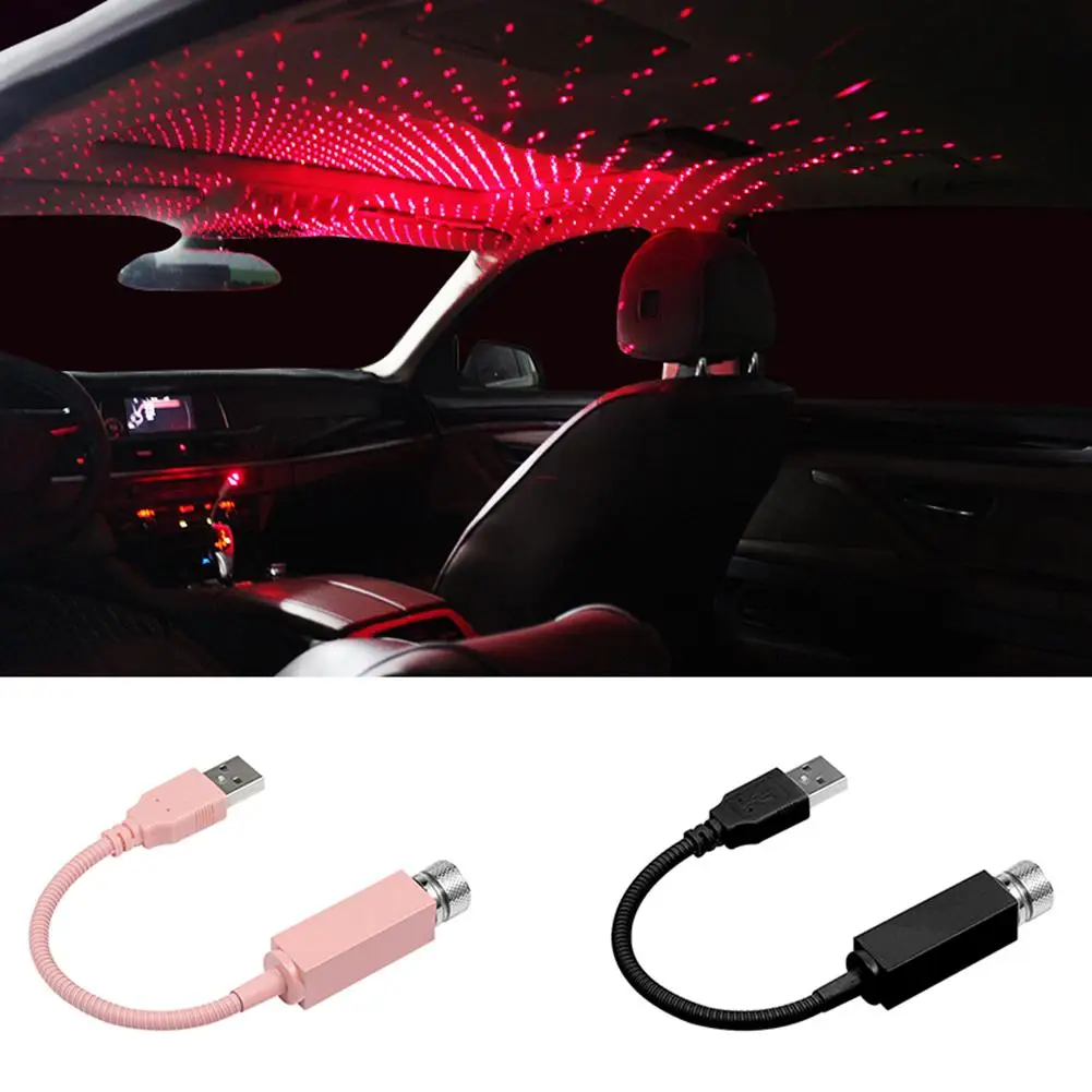 5V звездное небо Защита USB светодиодный интерьер автомобиля дома романтическая атмосфера светильник