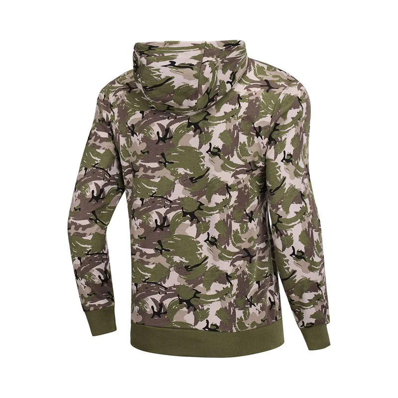 Li-Ning Men The Trend Hoodie Warm Fleece 100% Cotton Regular Fit Zipper LiNing Sports Sweater Hooded Jackets AWDN881 COND18 | Спорт и