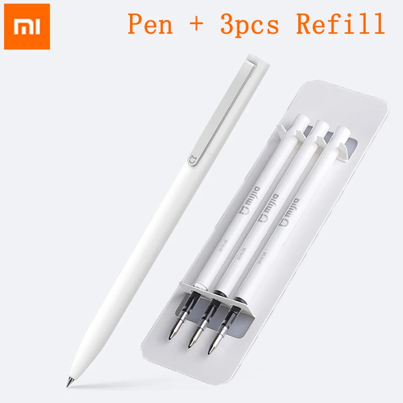 Оригинал Xiaomi Mijia 9 5 мм Умная Ручка вывеска для подписи PREMEC Smooth Switzerland Refill MiKuni Japan blue
