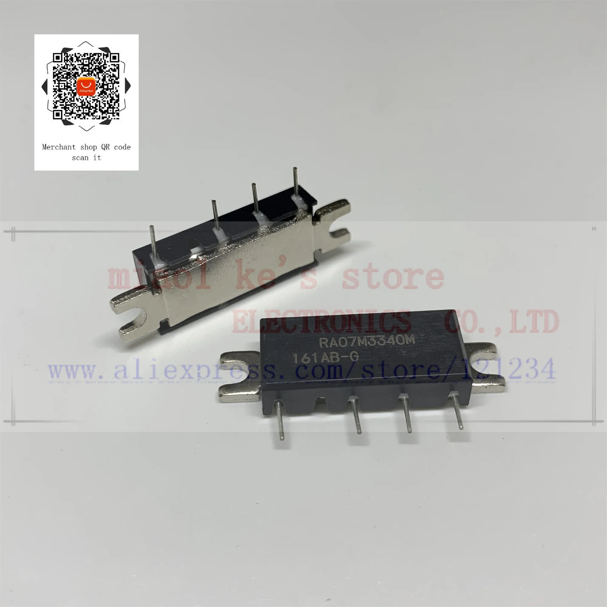 100% Новый оригинал Модель RA07M3340M RA07M3340M-101 [ 330-400 МГц 7 Вт 2 В H2S 2-ступенчатый усилитель.