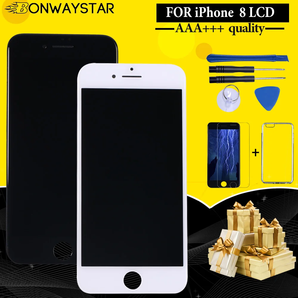 ЖК дисплей с 3D сенсорным экраном и дигитайзером в сборе для iPhone 7 6S 8 6 без битых