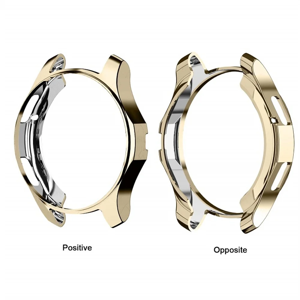 AKBNSTED покрытие силиконовый защитный чехол для Samsung Galaxy Watch 42 мм 46 смарт часы замена