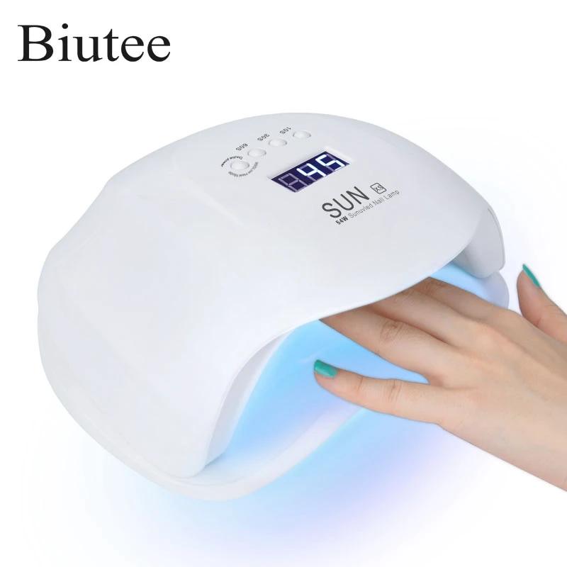 48W Style 2 Biutee 36 Вт Сушилка для ногтей Светодиодная УФ-лампа для ногтей Гель-лак отверждаемая лампа с нижней 30 s/60 s таймер лампа для ЖК-дисплея для сушки ногтей - Цвет: 48W Style 2