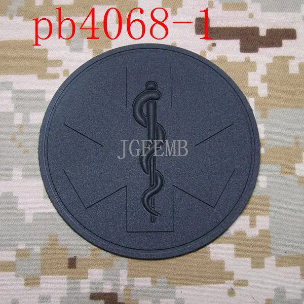 pb4068 all black DEVGRU медицинский спасательный тактический боевой дух военный Красный Крест 3D ПВХ патч - Цвет: pb4068 all black