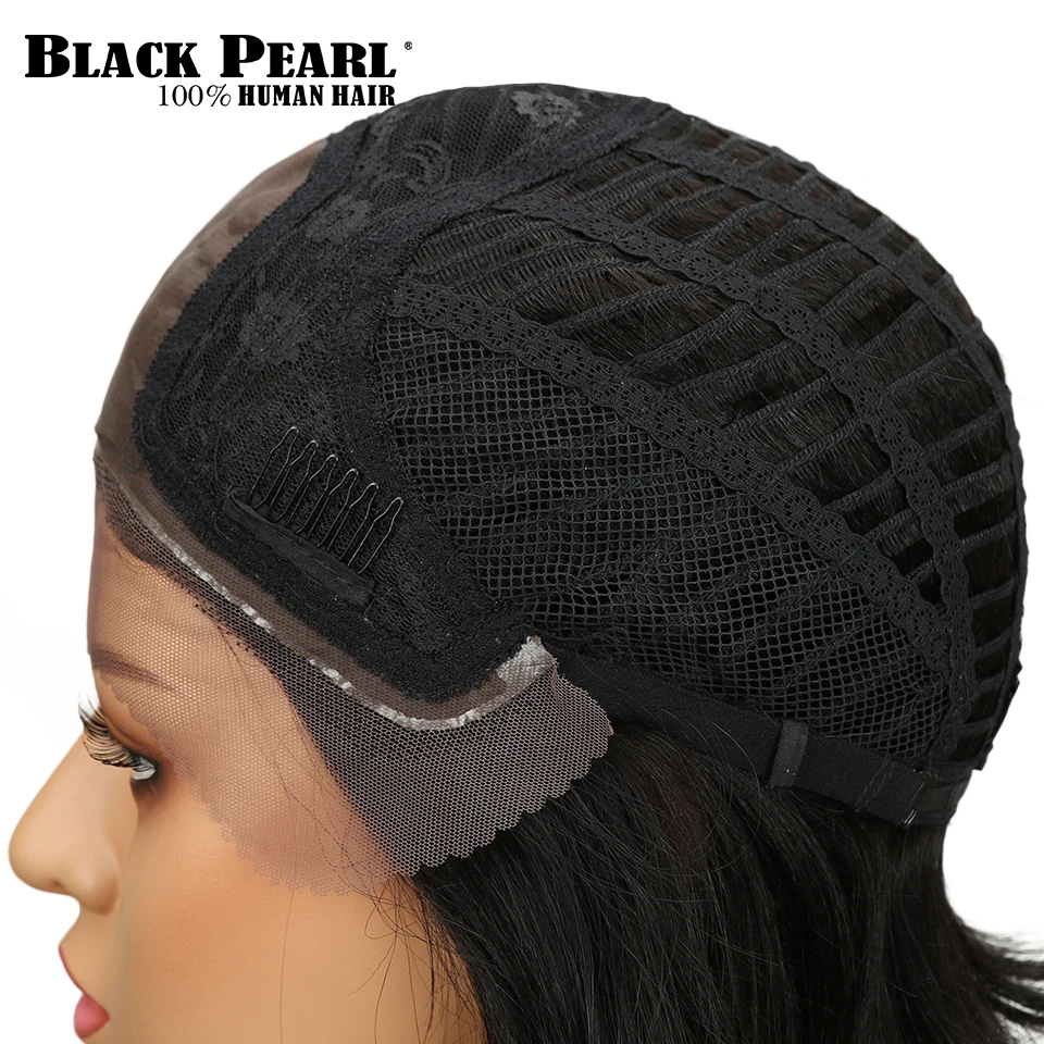 От Black Pearl, прямой парик бразильский Волосы remy Синтетические волосы на кружеве человеческие волосы парик блондинка короткие парики для Для женщин