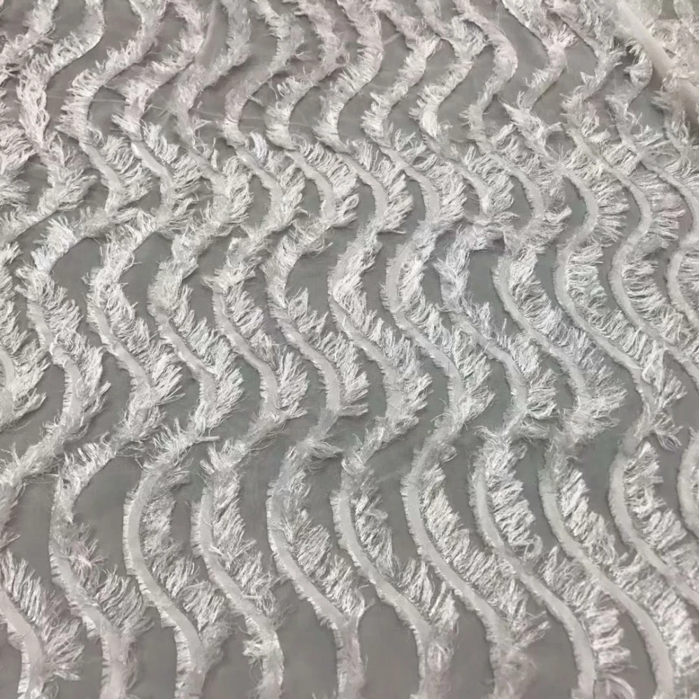 Бусины лучшего качества 3d цветок сетка кружевной французский Тюль Чистая