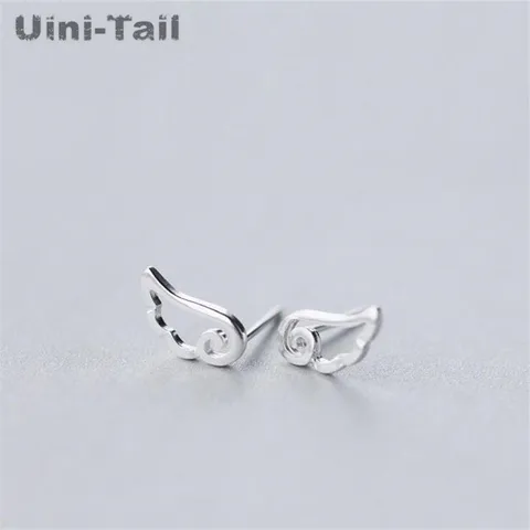 Серебряные серьги-гвоздики Uini-Tail крылья ангела