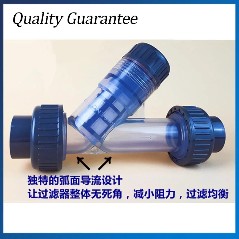 

6PCS UPVC Corrosion Resistant Filter DN15 Y Type Filters