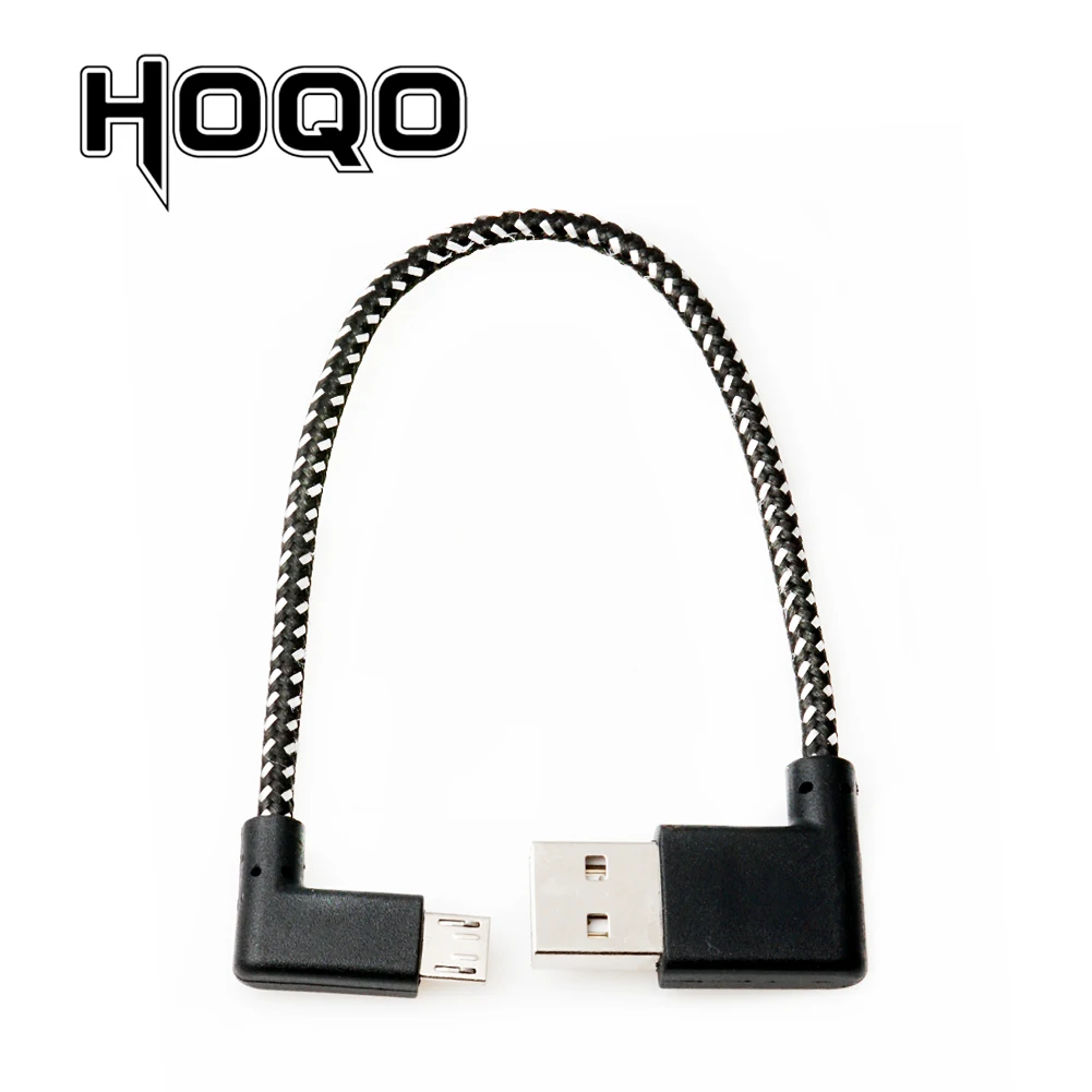 Микро Плетеный USB 2 0 штекер на левый угол микро 5pin кабель Реверсивный правый