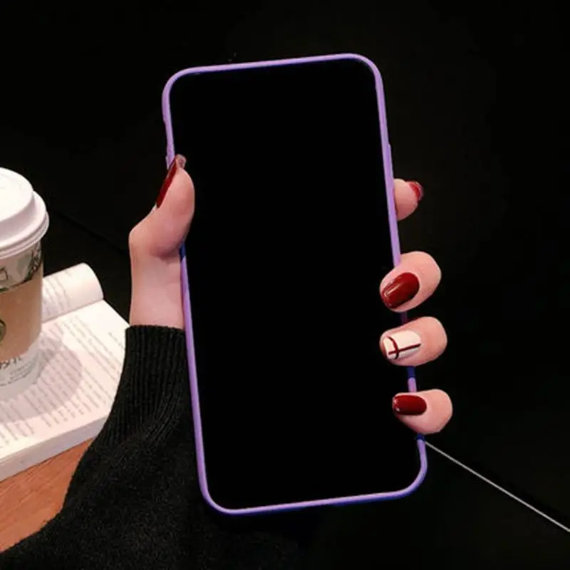 Чехол карамельного цвета для iPhone XR XS X Xs Max матовый чехол телефона 6 6S 5 SE 7 8 Plus
