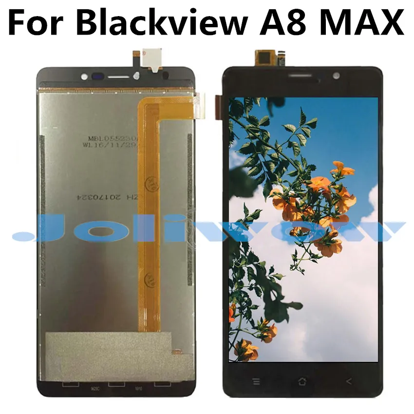 Для Blackview A8 MAX ЖК дисплей + кодирующий преобразователь сенсорного экрана в сборе