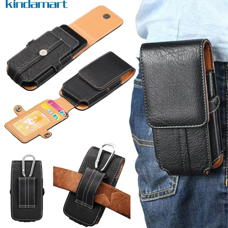 Для iPhone X чехол с зажимом для ремня поясные сумки держатель карт кожаный 6 6S 7 8 Plus