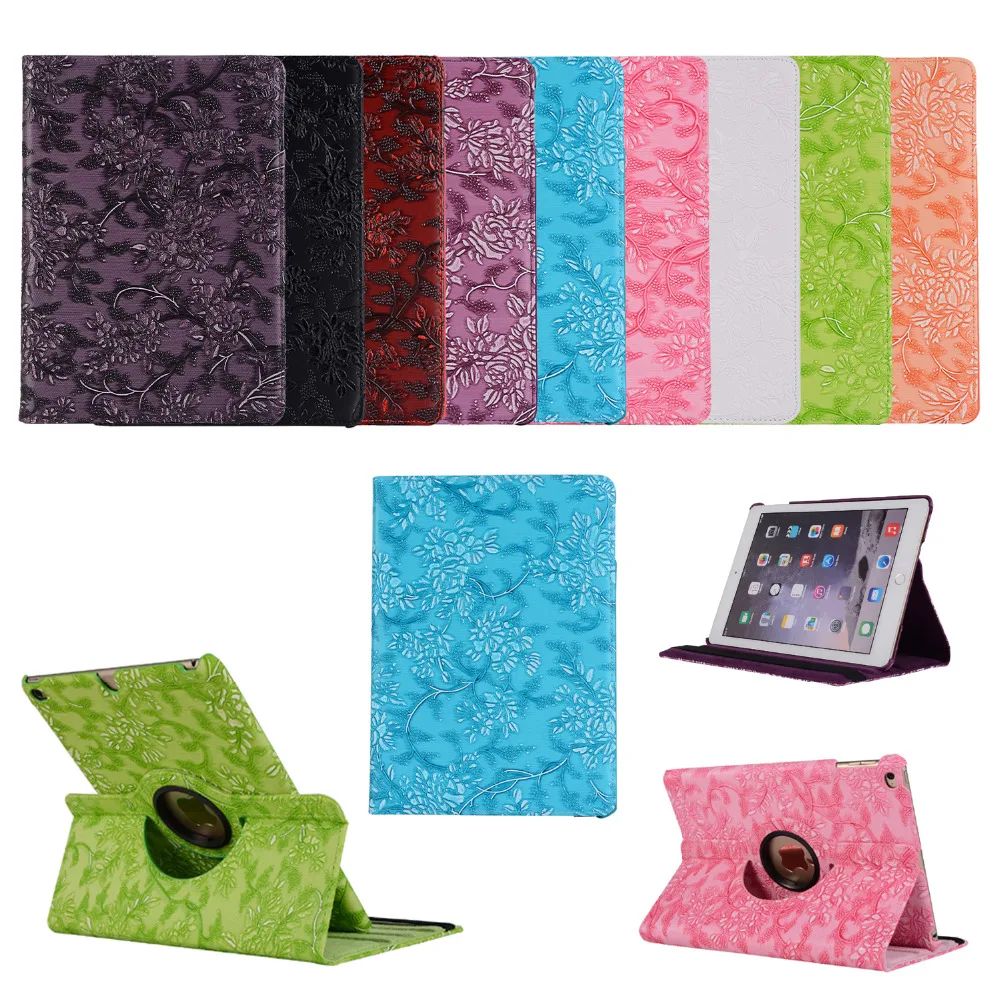 Вращающаяся на 360 градусов подставка в форме винограда умный чехол для iPad Air 2 5 6