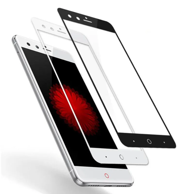 Защитное стекло для ZTE Blade V8 Axon 7 niubia z17 mini minis закаленное 9H с полным