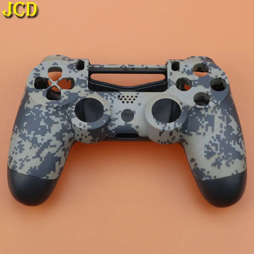 JCD для sony DualShock 4 PS4 контроллер Камуфляжный пластиковый жесткий корпус Передняя Задняя верхняя крышка под корпус защитный чехол кожаный чехол - Цвет: C
