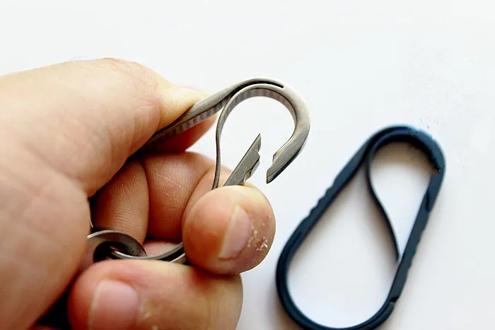 TC4 титана EDC анти потеря Брелок крюк висячие инструменты|tool tool|tools hangingtool keychain |