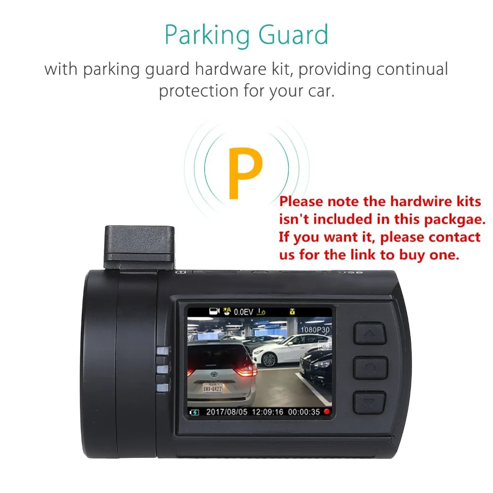 Blueskysea Оригинальный мини приборная панель 1080 P Dual Car регистраторы gps DVR Voiture