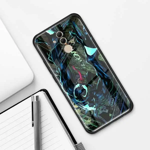 010 Чудо-яд, супергерой, чехол из закаленного стекла для huawei P30 Pro P10 P20 P30 Lite mate 10 20 Pro Honor 20 Pro 8X, чехол - Цвет: 010