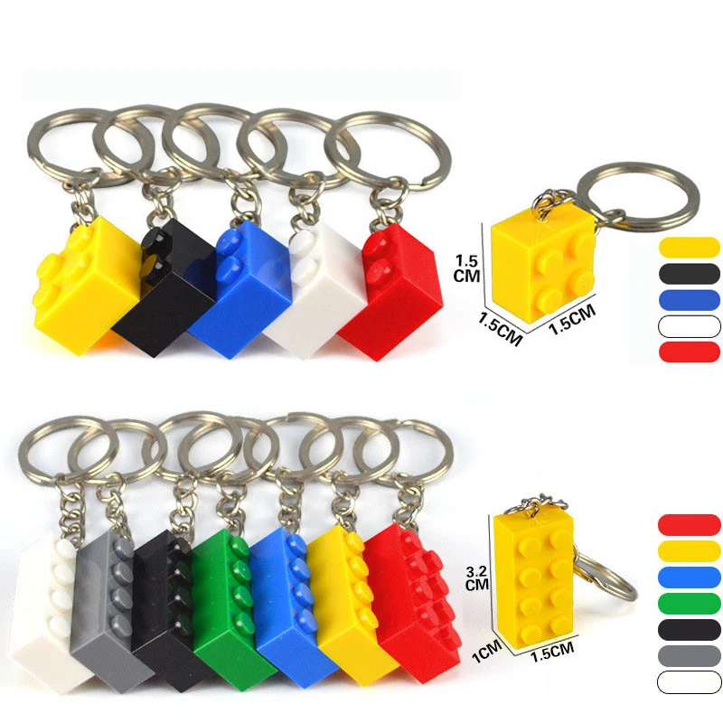 Вращающийся ящик с витриной 20 шт./лот брелок совместим фигурками модель MOC