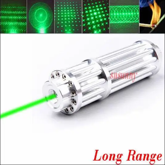 Новая зеленая лазерная указка 10000 м фокус Burning 532nm Lazer Beam Военные зеленые лазеры
